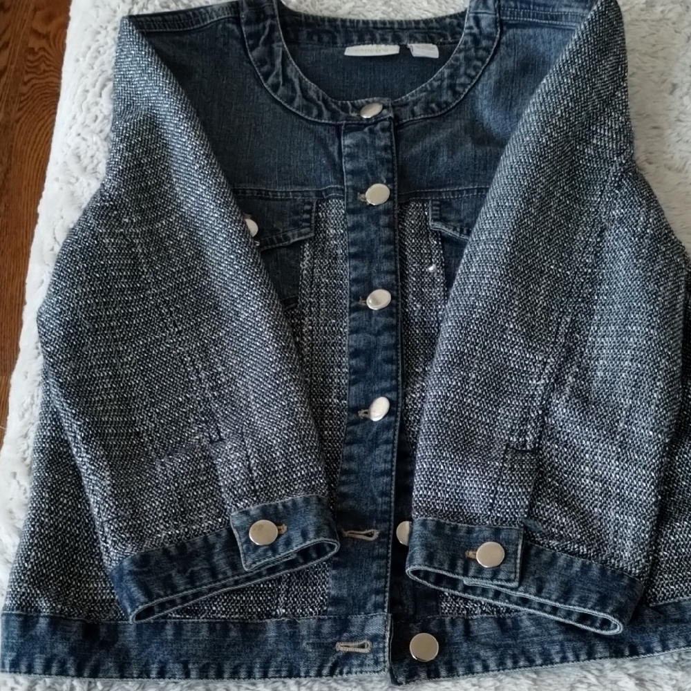 Chico's Denim Jacket - Picture 11 of 13